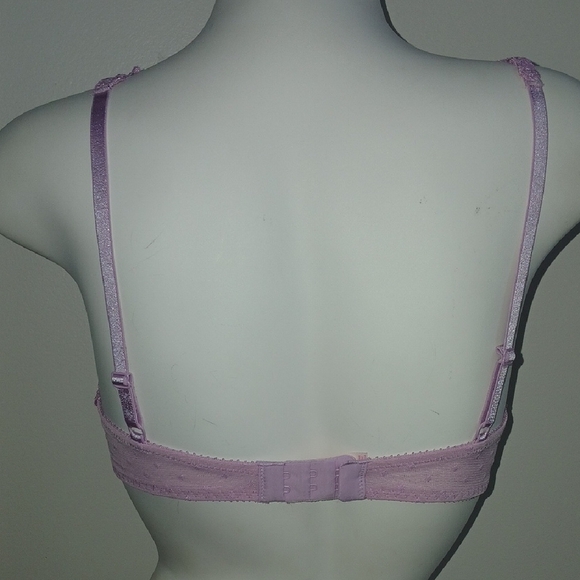 Victoria's Secret Lace Unlined Demi Bra in Lavender Feminine Sexy Girly - Picture 10 of 16